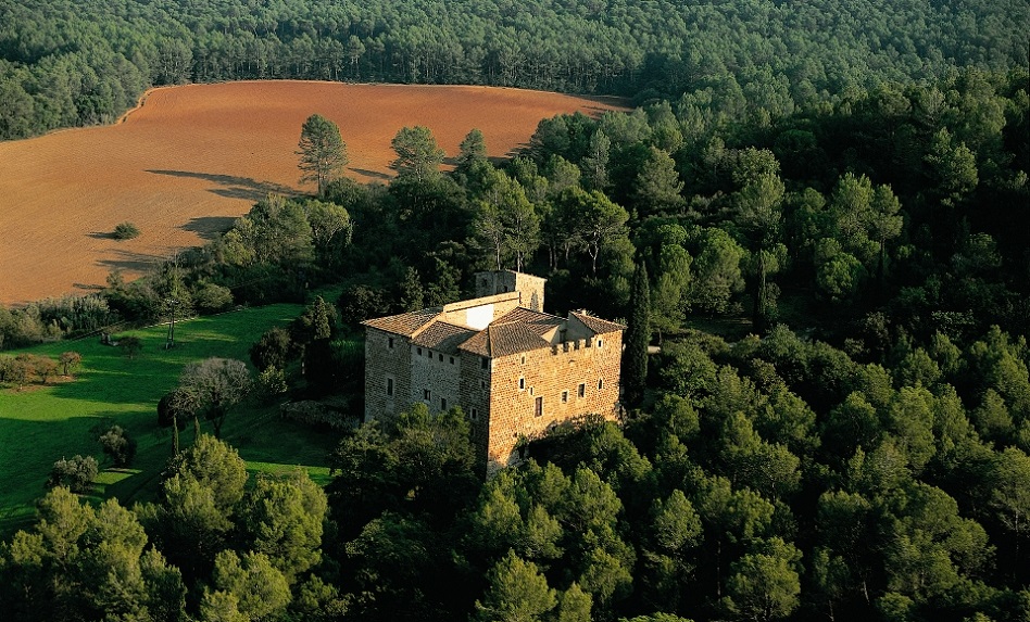 Imagen aérea de la Masia de Torre Negra, en Sant Cugat.